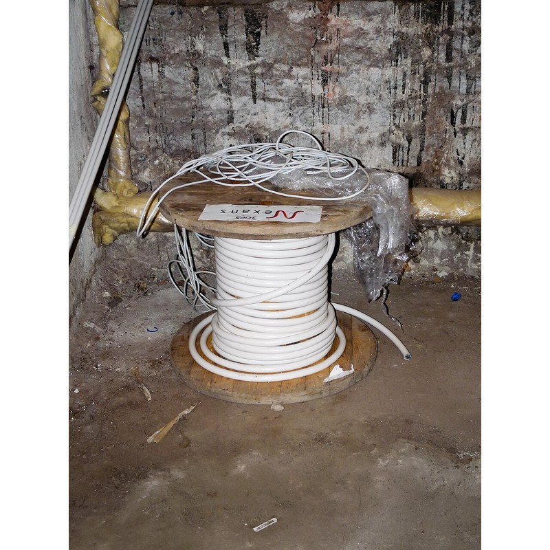 Cablu din Cupru Rigid CYY-F 4x2,5 Manta din PVC de culoare GRI - 0,6/1KV - colac 100m